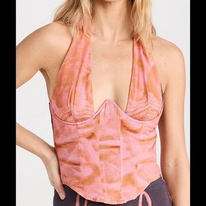 Miaou Black Corset Top